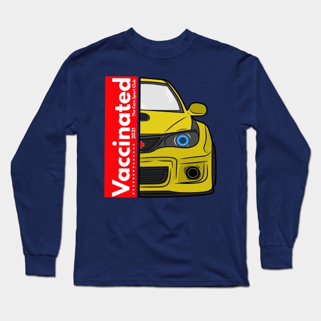 The Cars Sport Club Vaccinated Long Sleeve T-Shirt by AchioSHan